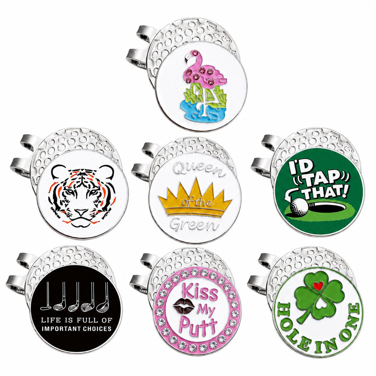 Lucky Birdie Magnetic Golf Ball Marker