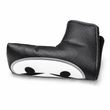Lucky Birdie Golf Putter Cover, Black PU Synthetic Leather Golf Putter Headcover 1 Piece