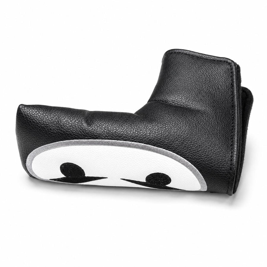 Lucky Birdie Golf Putter Cover, Black PU Synthetic Leather Golf Putter Headcover 1 Piece