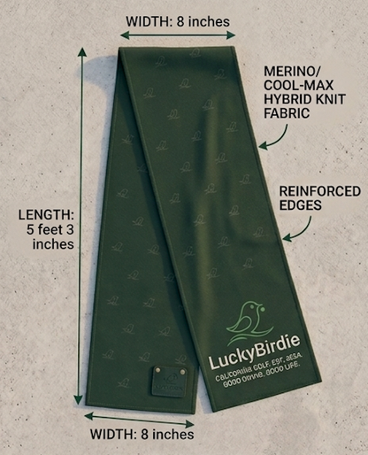 Lucky Birdie Golf Scarf