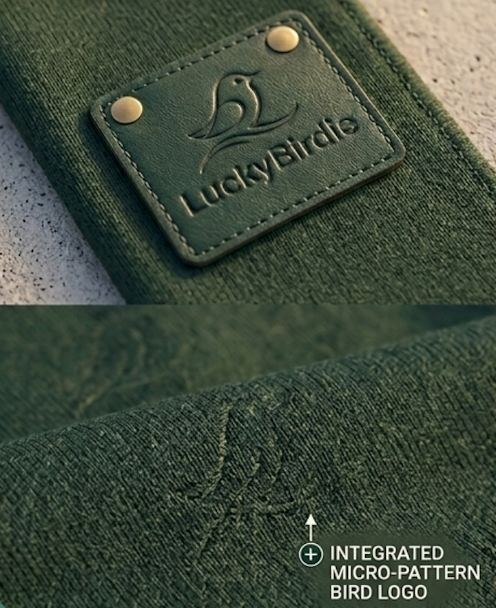 Lucky Birdie Golf Scarf