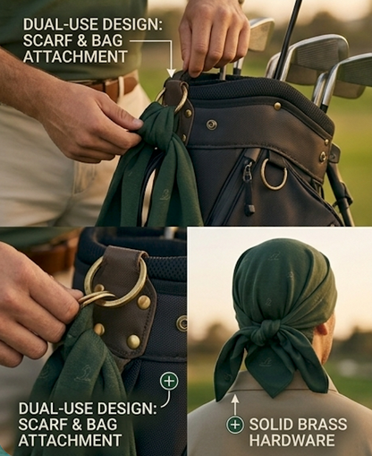 Lucky Birdie Golf Scarf
