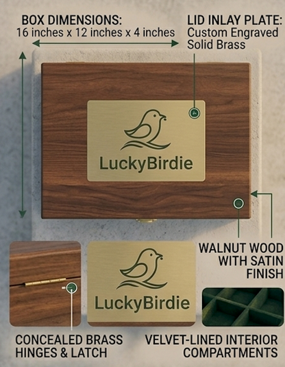 The LuckyBirdie Heritage Executive Golf Gift Set