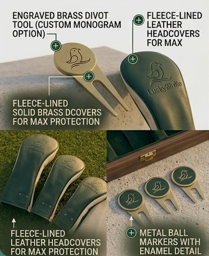 The LuckyBirdie Heritage Executive Golf Gift Set