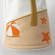 Lucky Birdie White Tropical Palm Tree Golf Headcover for Driver, Fairway Wood or Hybrid / UT, Embroidered Beach Design, Single Selected Option