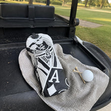 Black & White Playing Card Golf Driver Headcover, Golf Club Head Cover, Protective Driver Cover for Men Women, Funny Poker Design Golf Accessories